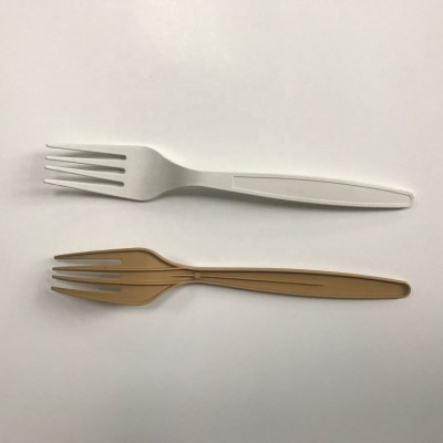 Disposable 7INCH  compostable CPLA CUTLERY FORK