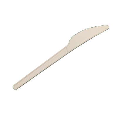 CPLA 100% Biodegradable and Compostable Cutlery ,CPLA 6inch knife,Eco-Friendly,have BPI and ok-compostable certificate