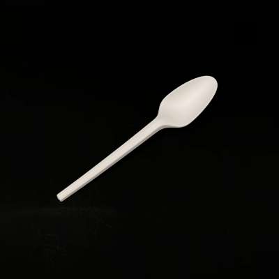 CPLA 100% Biodegradable and Compostable Cutlery ,CPLA 6inch spoon,Eco-Friendly,have BPI and ok-compostable certificate