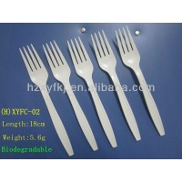 biodegradable cornstarch disposable forks:XYFC-02