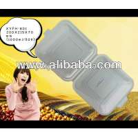 Biodegradable Corn starch Disposable plastic lunch box