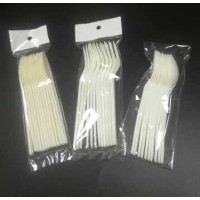 disposable corn starch CPLA cutlery sets