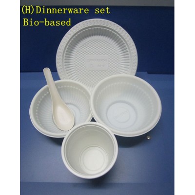 corn starch biodegradable disposable dinnerware set