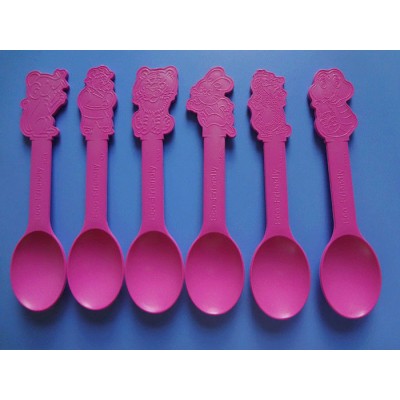 colourful disposable biodegradable ice cream spoon