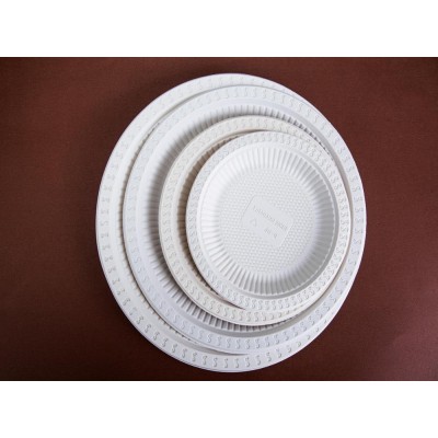 starch based disposable biodegradable 6" plate