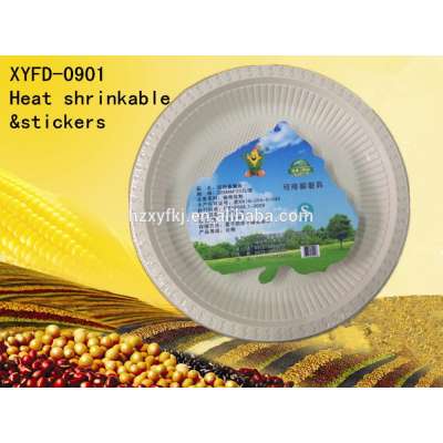 XYF brand products-biodegradable disposable tableware eco-friendly 9 inch plate